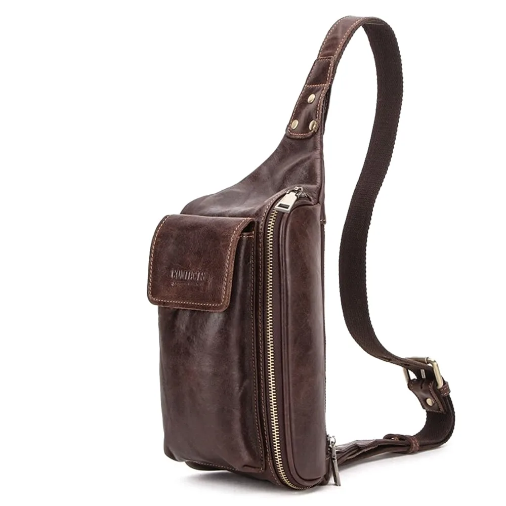 Leather Messenger Bag